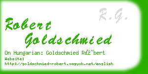 robert goldschmied business card